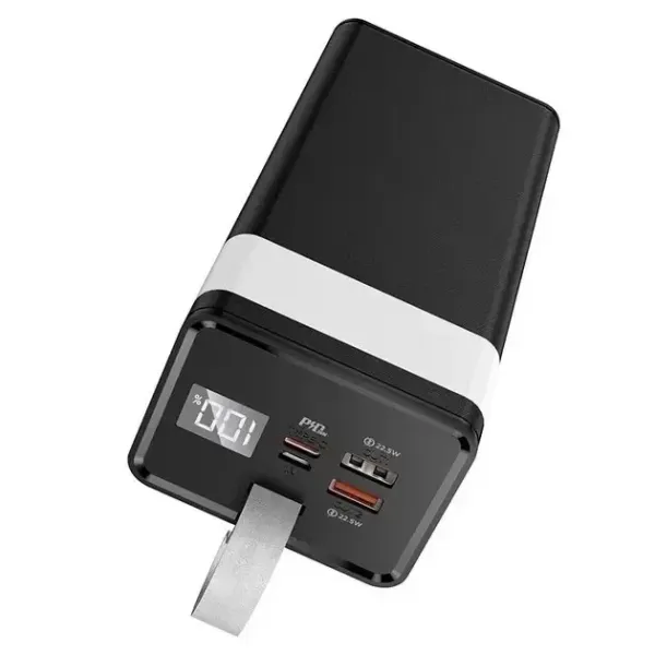 Power Bank Awei J86A 100000mAh черный • Повербанк Awei J86A 100000mAh 22.5W с быстрой зарядкой PD/QC и LED-дисплеем