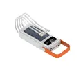 Power Bank Solar Charger 100000 mAh • Сонячний повербанк 100000 mAh Solar Charger з 4 USB, LED-ліхтарем і дисплеєм