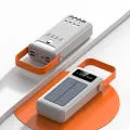 Power Bank Solar Charger 100000 mAh • Сонячний повербанк 100000 mAh Solar Charger з 4 USB, LED-ліхтарем і дисплеєм
