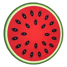 3d коврик безворсовый для дома 80 х 80 см - Арбуз PR3