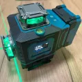 4D лазерный уровень с увеличенным аккумулятором • Аккумуляторный строительный нивелир для точной разметки и выравнивания