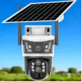 4G-камера V39 360° • Уличная IP-камера IPC-V380-P10-4G с SIM-картой, солнечной панелью и удалённым доступом