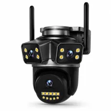 4G камера видеонаблюдения QD18 8 Мп • Уличная поворотная IP-камера QD18 с ночным видением, датчиком движения и защитой IP66