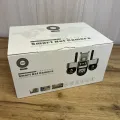 4G камера видеонаблюдения Smart Net Camera V380 белая • Уличная IP-камера с 3 независимыми поворотными объективами, SIM-картой, Wi-Fi и ночным видением