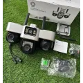4G камера видеонаблюдения Smart Net Camera V380 белая • Уличная IP-камера с 3 независимыми поворотными объективами, SIM-картой, Wi-Fi и ночным видением