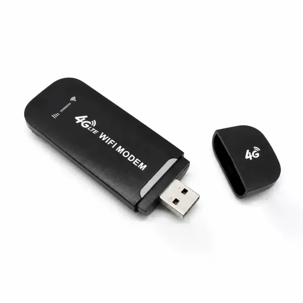 4G модем AND 5559 чорний • USB Wi-Fi роутер 4G LTE Plug and Play до 150 Мбіт/с для дому, дачі та поїздок