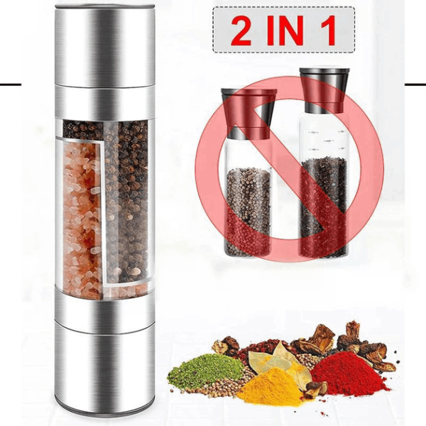 Мельница для специй Duo Grinder Model 1 • Кухонная мельница для соли, перца и приправ для удобного измельчения специй дома и на кухне