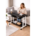 Регулируемый мобильный компьютерный стол 1845 ∙ Компьютерный стол 1845 с выдвижной подставкой для клавиатуры
