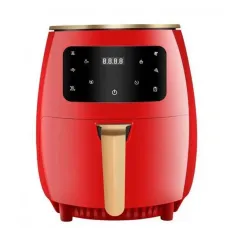 Аэрофритюрница Hoffmans HM-6018 6 литров 2400 Вт с сенсорным управлением • Мультифункциональная электрическая фритюрница-аэрогриль для приготовления без масла