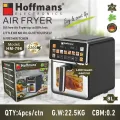 Аерофритюрниця Hoffmans HM-796 8 л • Сенсорний аерогриль-мультипіч 2200 Вт із 12 програмами та оглядовим вікном