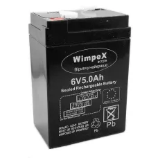 Аккумулятор 6 вольт 5 ампер 645 6V 5.0Ah Wimpex
