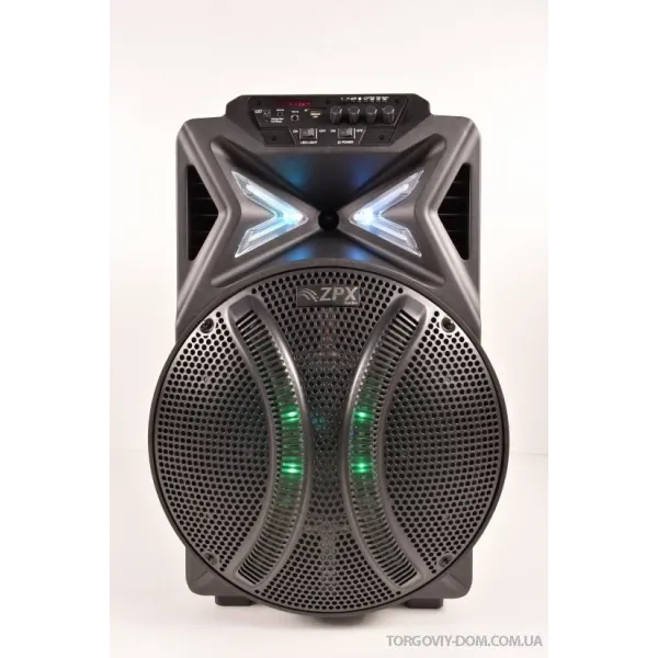 Аккумуляторная акустическая система ZPX ZX7782 Мобильная акустика на аккумуляторе с радиомикрофоном 90 Вт