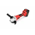 Аккумуляторная болгарка 24V с 2 аккумуляторами в кейсе красная • Угловая шлифмашина беспроводная для резки и шлифовки