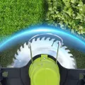 Аккумуляторная газонокосилка-триммер 48V на колесиках с 2 аккумуляторами • Беспроводной триммер для травы, газона, сорняков и ухода за участком