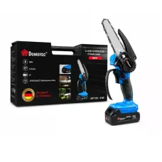 Аккумуляторная цепная мини-пила DOMOTEC CHAIN SAW 6″ 68V 8Ah для обрезки веток • Садовая аккумуляторная пила DOMOTEC CHAIN SAW 6″ для деревьев, кустов и дачи