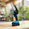 Акумуляторна ланцюгова міні-пилка DOMOTEC CHAIN SAW 6″ 68V 8Ah для обрізання гілок • Садова акумуляторна пилка DOMOTEC CHAIN SAW 6″ для дерев, кущів і дачі