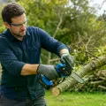 Акумуляторна ланцюгова міні-пилка DOMOTEC CHAIN SAW 6″ 68V 8Ah для обрізання гілок • Садова акумуляторна пилка DOMOTEC CHAIN SAW 6″ для дерев, кущів і дачі