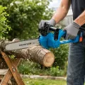 Аккумуляторная цепная пила DOMOTEC Chain Saw 12″ 96V • Садовая пила DOMOTEC Chain Saw 12″ 96V с шиной 300 мм и 2 аккумуляторами
