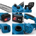 Аккумуляторная цепная пила DOMOTEC Chain Saw 12″/16″ 96V • Садовая аккумуляторная пила DOMOTEC Chain Saw 12″/16″ 96V с 2 шинами 305/406 мм и 2 аккумуляторами