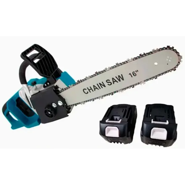 Аккумуляторная цепная пила DUC355 16’’ 48V 5.0 Ah Электропила с 2 аккумуляторами в комплекте