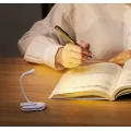 Аккумуляторная LED лампа на прищепке для чтения книг · USB беспроводной мини светильник · 3 режима