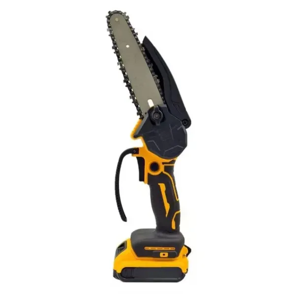 Аккумуляторная мини-пила Jumpex 26X-50 8 дюймов 21 В желтая • Цепная мини-пила Jumpex 26X-50 с 2 аккумуляторами и шиной 240 мм для сада