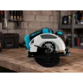 Акумуляторна циркулярна пилка DOMOTEC 7″ 96V • Бездротова дискова пилка DOMOTEC 7″ 96V 800 Вт з диском 185 мм і 2 акумуляторами для дерева