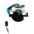 Акумуляторна циркулярна пилка DOMOTEC 7″ 96V • Бездротова дискова пилка DOMOTEC 7″ 96V 800 Вт з диском 185 мм і 2 акумуляторами для дерева