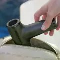 Аккумуляторный фен KAR185 3600 мАч черный для сушки и укладки волос • Беспроводной портативный фен Type-C с насадками для дома, поездок и продувки техники KAR185