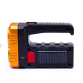 Акумуляторний ліхтар TORCH BL-7702B-COB • Ручний світлодіодний ліхтар-прожектор TORCH BL-7702B-COB з бічною COB-підсвіткою, сонячною панеллю, USB-заряджанням і функцією Power Bank