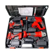 Акумуляторний набір електроінструмента MA754 4 в 1 24V з 2 АКБ 1300 mAh RED • Універсальний комплект MA754 шуруповерт, гайковерт, перфоратор і кутова шліфмашина для дому, гаража та ремонту Акумуляторний набір електроінструмента MA754 4 в 1 24V з 2 АКБ 1300 mAh RED • Універсальний комплект MA754 шуруповерт, гайковерт, перфоратор і кутова шліфмашина для дому, гаража та ремонту