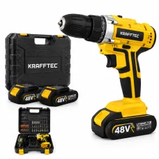 Акумуляторний шуруповерт KRAFFTEC 48V 6Ah • Шуруповерт KRAFFTEC 48V 6Ah для складання меблів, монтажу кріплення та ремонтних робіт