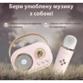 Акустическая система «RETRO» с микрофоном ∙ Беспроводная портативна Bluetooth колонка на аккумуляторе ∙ Мини-караоке