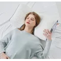 Анатомическая ортопедическая подушка для сна Neck Support Massage Pillow • Подушка для шеи с эффектом памяти