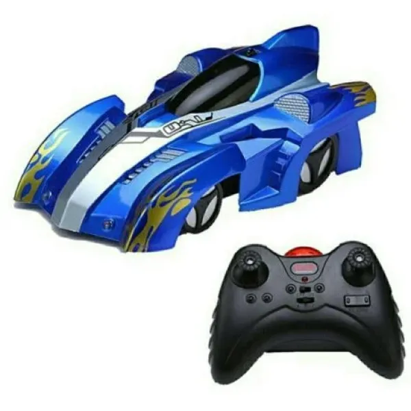 Антигравитационная машинка на радиоуправлении Wall Climber Синий CG01 PR3