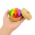 Антистресс-игрушка Сквиш-Пельмень «Цветной Бон» • Мягкая игрушка с сюрпризом, цвет случайный