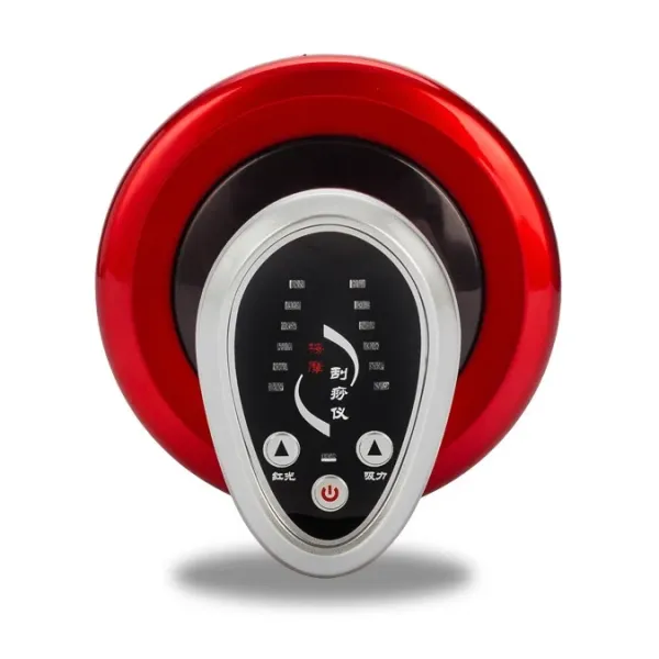 Антицеллюлитный вакуумный массажер Red Scraping с инфракрасным подогревом для баночного и Гуаша массажа