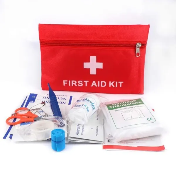 Аптечка дорожная HS-300 First Aid Kit ∙ Аптечный мини набор в авто для оказания первой помощи