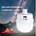 Аварийная лампа с крючком Solar Emergency Charging Lamp 2022 · Аккумуляторная лампочка - светильник с солнечной батареей и влагозащитой IP65