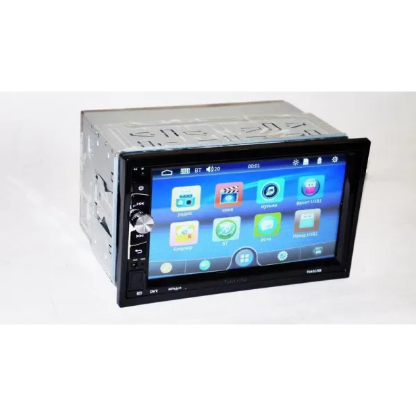 Автомагнитола 2Din 7040CRB USB,SD, Video + ПУЛЬТ НА РУЛЬ+возможность подключения камеры PR5