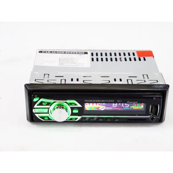 Автомагнитола Pioneer 1DIN MP3-6317BT RGB/Bluetooth PR4/ USB/ SD / MMC