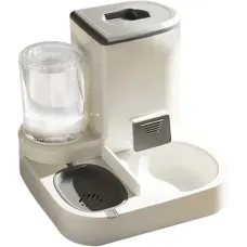 Автоматическая кормушка с поилкой 2 в 1 Pet Automatic для кошек и собак ∙ Двойная миска с автопоилкой и дозатором воды для домашних животных