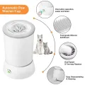 Автоматическая лапомойка для собак PET FOOT WASH · Портативный электрический стакан для мытья лап животных ·USB зарядка