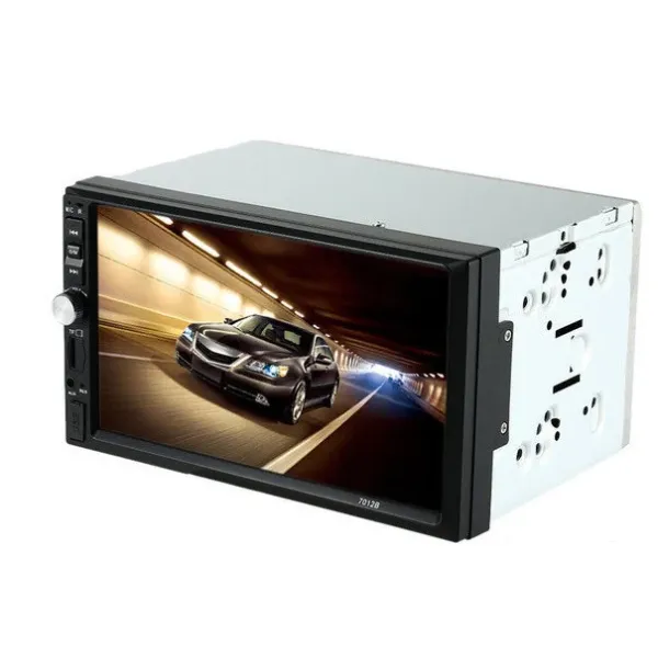Автомобильная магнитола MP5 2DIN 7012 USB ∙ Bluetooth + Автомагнитола универсальная с рамкой + Пульт ДУ + Пульт на руль