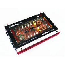 Автомобильный 4х канальный усилитель звука CMAudio MRV-1907U Прозрачный корпус ∙ USB ∙ 4000Вт