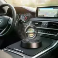 Автомобільний ароматизатор-антистрес з левітуючими кільцями на сонячній батареї • Обертовий аромадифузор Soaring Solar Power Car Aroma для салону авто