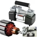 Автомобильный компрессор в кейсе MA608 12V для шин, лодок и матрасов • Автокомпрессор с манометром, насадками и ремкомплектом для дороги