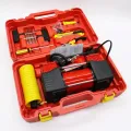 Автомобильный компрессор в кейсе RED MA810 • Автокомпрессор 12V для шин, лодок и матрасов с манометром, клеммами АКБ и набором для ремонта