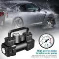 Автомобильный компрессор XL-1025 • Насос 12В для шин, лодок и матрасов
