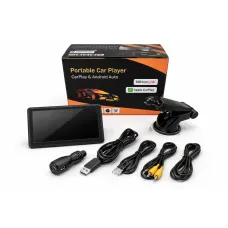 Автомобильный мультимедийный видеоплеер с поддержкой CarPlay и Android Auto • Автомагнитола с экраном для авто • Мультимедийная система в автомобиль